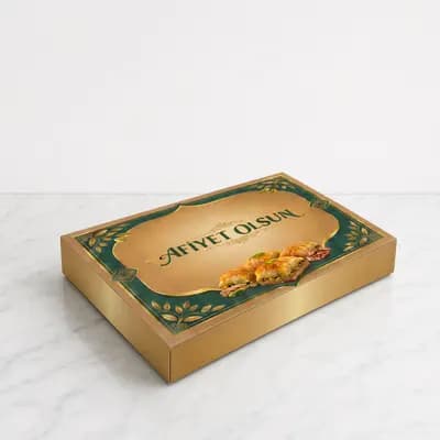 800 gr Tepsi Baklava Kutusu - kapalı